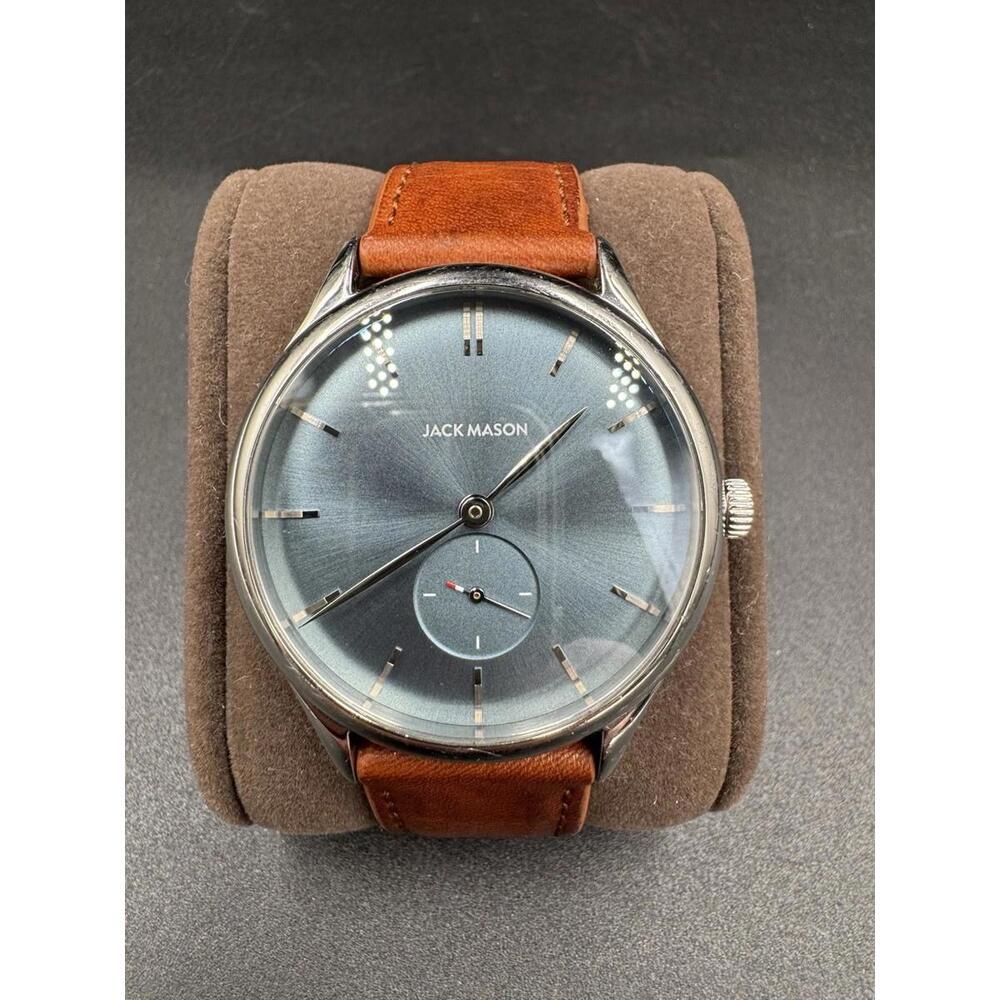 Jack Mason Ellum Watch Sky Blue + Tan , JM-H201-006 - Great Condition Rare 10ATM